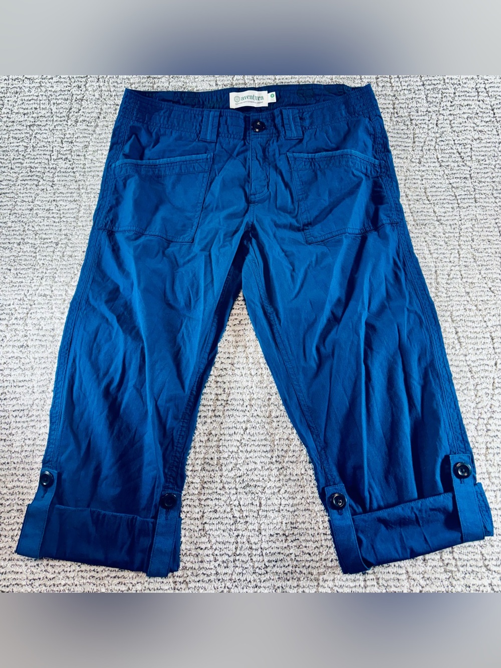 NEW Aventura Women's Size 8 Blue Arden V2 Capri Pants